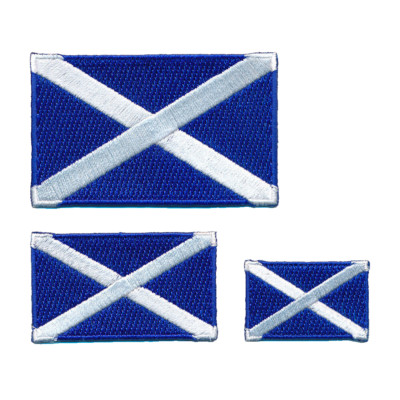 3 Schottland Edinburgh Glasgow Flaggen Flags Patch Aufnäher Aufbügler Set 1062