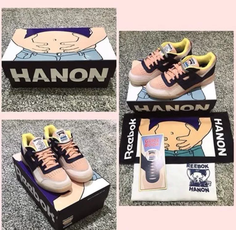Reebok x Hanon Workout Lo Plus belly s gonna get ya Exclusive Size 8 Very Rare