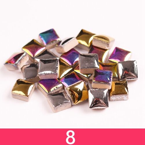 1cm 200g Carré Céramique Mosaïque Tuiles Main Matériaux DIY Mural Art Décoration - Afbeelding 12 van 50