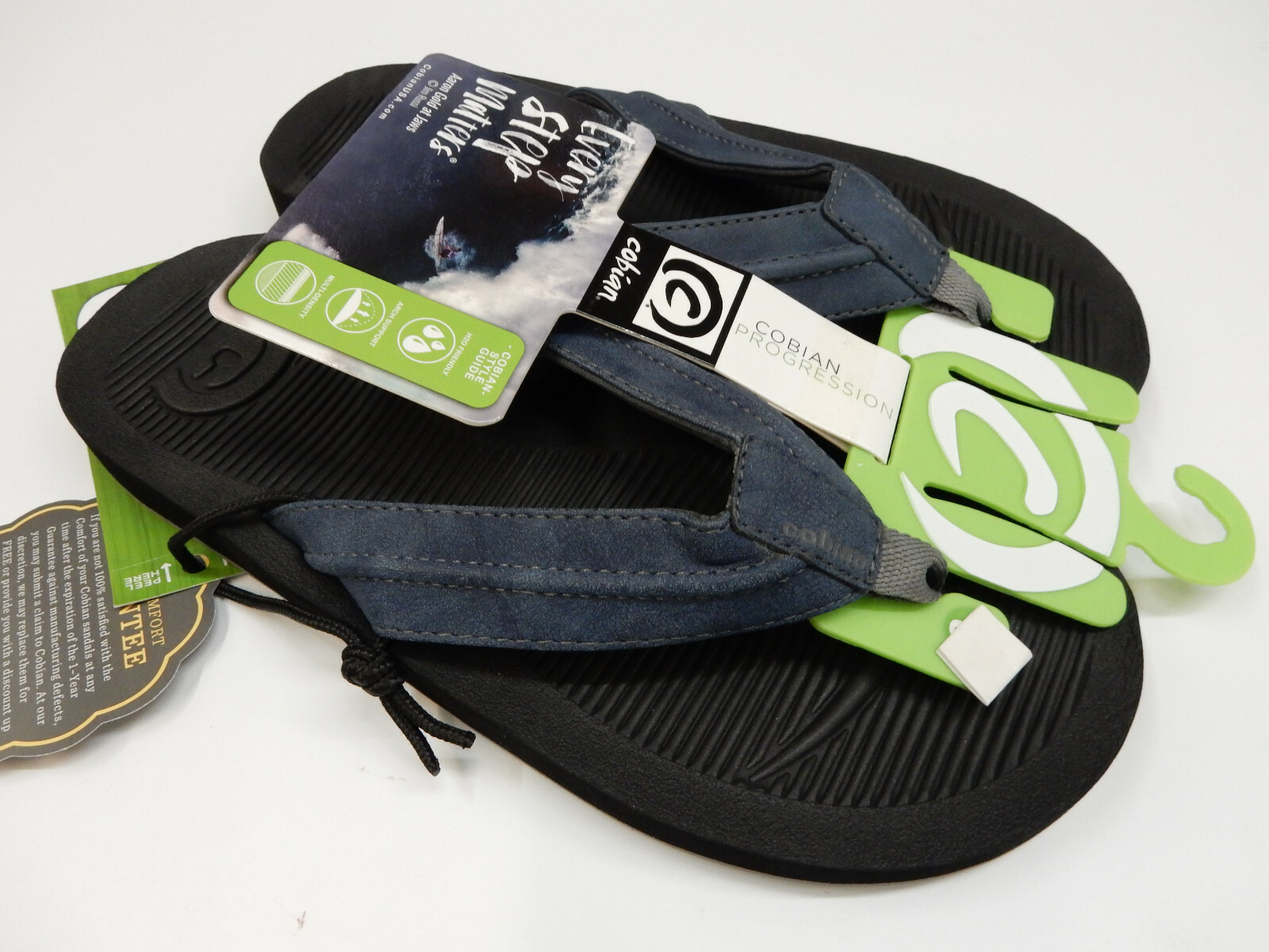 Cobian Ridgeline Navy Mens Flip-Flop 