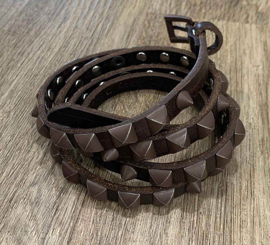 Liebeskind Berlin Women 36 (90cm) Brown Leather Belt Studded  display picture 3