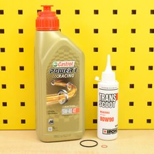 Vespa LX Primavera S Sprint 50 4T 4-Takt Öl Castrol Power 1 5W40 Ölwechsel Set