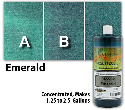 #ad Professional Easy to Apply Water Based Concrete Stain Emerald $49.95