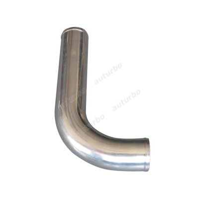 Alum Intercooler Radiator Pipe 2.5 OD 90 Deg L Elbow Tube