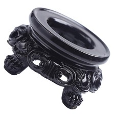 Egg Stand Rack Round Marble Tray Crystal Ball Base Natural Atmosphere Display