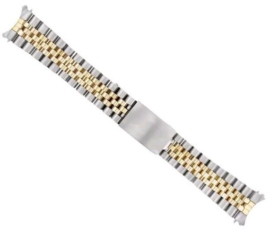 20MM TWO TONE JUBILEE WATCH BAND FOR ROLEX DATEJUST 1601 1603 16233 16234*14k/ss