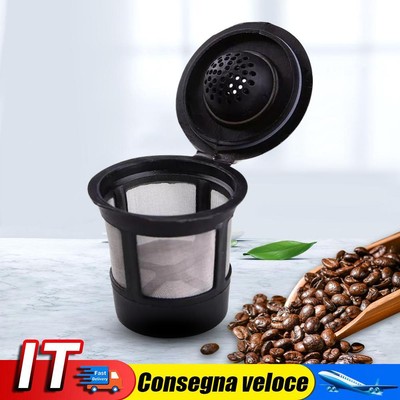 1/2/3/4/6pcs Coffee Filter Cup Eco-Friendly with Spoon for Keurig Coffee Maker