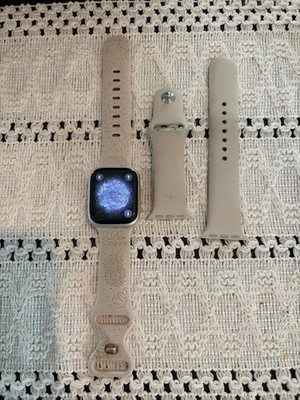 Apple Watch Series 7 41mm Aluminum Case with Sport Band - Starlight, Regular...