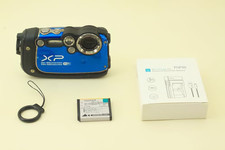 Fujifilm FinePix XP200 Blue 16.4MP Waterproof Digital Camera Used From Japan