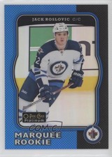 2017 O-Pee-Chee Platinum Retro Marquee Rookies Rainbow Blue Jack Roslovic a3q