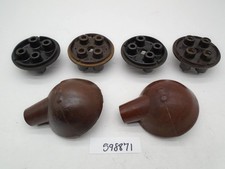 1932-1941 Ford Distributor Cap Parts Lot 2 Outer 4 Inner One Outer Is Cracked