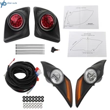 LED Light Kit Golf Cart For Yamaha Drive 2 With Upgrade Harness Wires 2017-Up