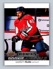 2021-22 Upper Deck Credentials - Rookie Arrivals Garrett Pilon #RA-25 (RC)