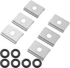 6 PCS Set Feel Free Kayak Track Adapter Feel Free UniTrack Aluminum Kayak Adapt