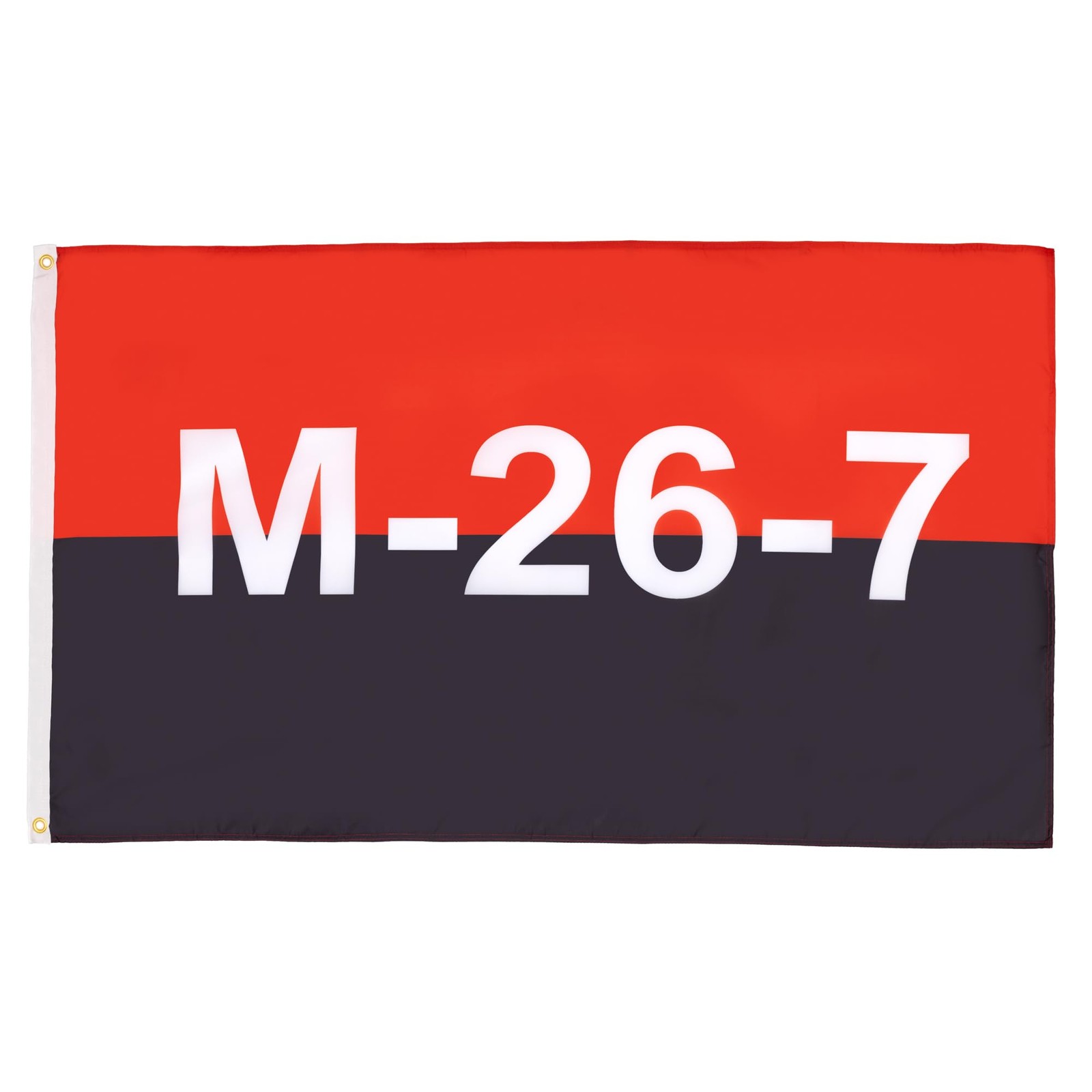 Drapeau Cuba Mouvement du 26 Juillet en polyester renforcé 150x90 cm M-26-7