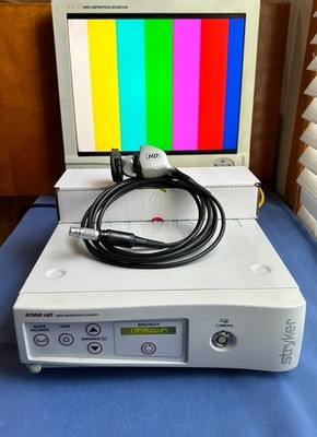 Stryker 1088 HD Processor W/ 1088 HD Camera Head & Coupler TESTED VIDEO Clear!