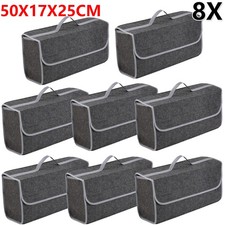 8x Auto Kofferraumtasche Filz Kfz Kofferraum Organizer für Werkzeug & Autopflege