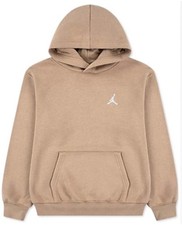 NWT Jordan Kids' Brooklyn Fleece Hoodie In Hemp Size S