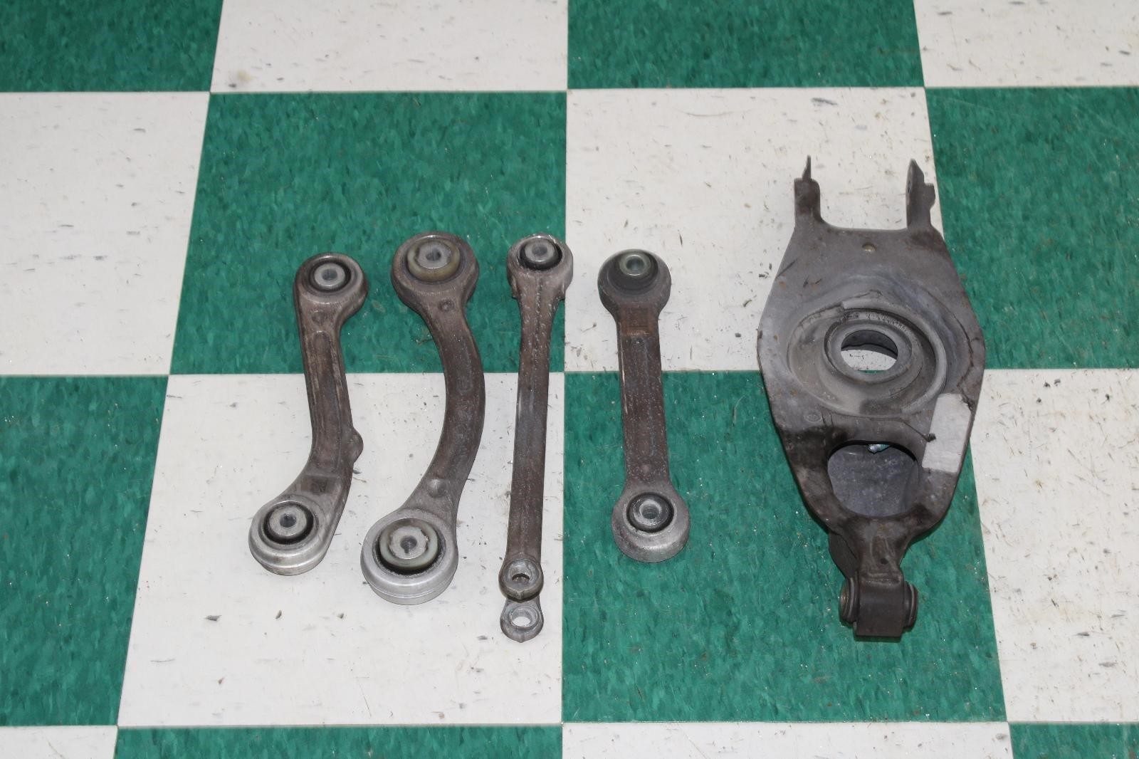 14-24 Ghibli RWD 3.0L Driver LH Left Rear LR Upper Lower Control Arm Set OEM 5x