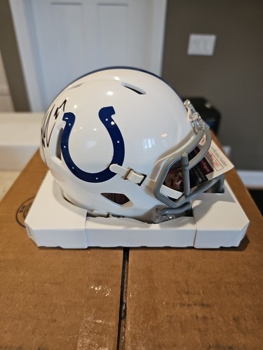 Xavier Rhodes auto Mini Helmet Indianapolis Colts Jsa Cert