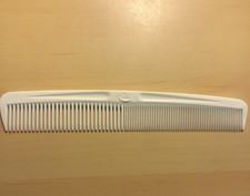 Vintage Goody Unbreakable Dressing Comb 7.5" White Hair Travel Bathroom Useful