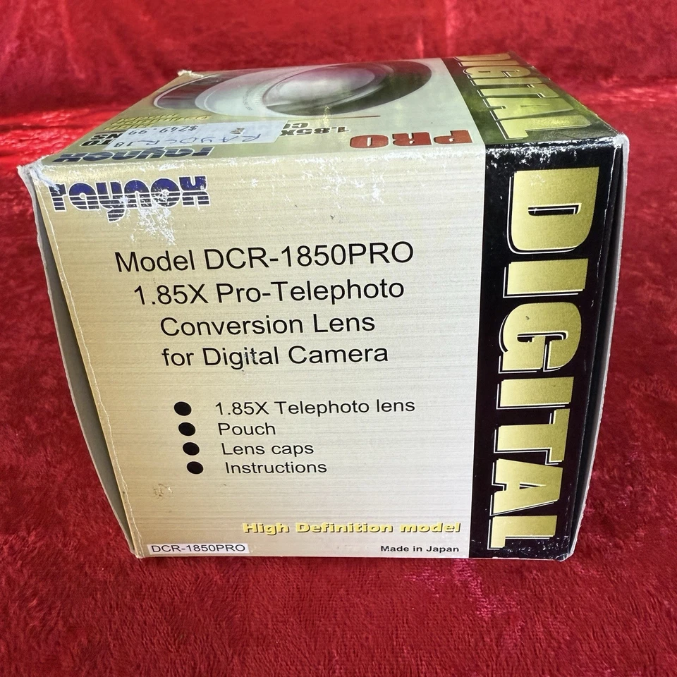 Raynox DCR-1850 Pro Telephoto Conversion Lens 1.85X - Image 4 of 4
