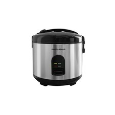 Morphy Richards Silver/Black Rice Cooker Home/Kitchen 10-Cup Stainless Steel