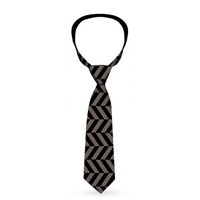 Necktie Standard - Herringbone Black/Gray (Us Import) ACC NEU