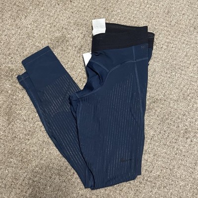 Nike Axis Performance System ADV Dri-Fit Tights Blue Mens Sz M NEW* DR1890-454