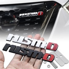 Nismo Style Front Grille Badge Emblem For Nissan Leaf X-trail Qashqai Juke Sentr