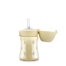 6 Oz Flip Top Spill Proof Sippy Cup PPSU BPA Free Stage 2 Straw Toddlers Bear