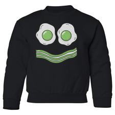 Leprechaun Style Breakfast - Funny St Patricks Day YOUTH Crewneck Sweatshirt