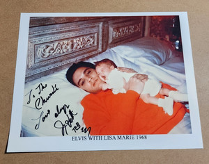 Foto Lisa Marie Presley Firmata A Mano – Ristampa Autografata 8x10