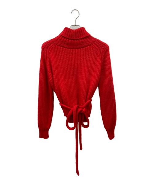 Ameri                    Back tuck knit Red 01811… - image 1