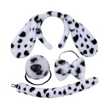 Ensemble oreilles et queue de chien, pince à cheveux, pour mascarade,