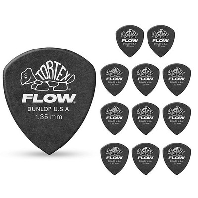Dunlop Tortex Flow Guitar Picks STD12PLYPK 1.35 mm 12 Pack