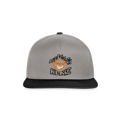 Die Wilden Kerle Logo Stick Snapback Cap, One size, Graphit/Schwarz