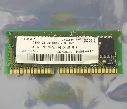IBM FRU 42H2767 8MB 70ns 144-pin SO-DIMM EDO RAM