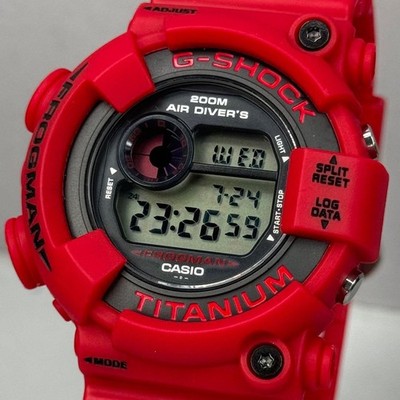 CASIO G-SHOCK DW-8200F Frogman 2000 Limited Color Model Red mit Garantiekarte...