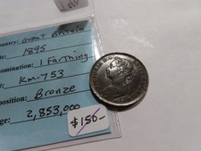 T40 Great Britain 1895 Farthing