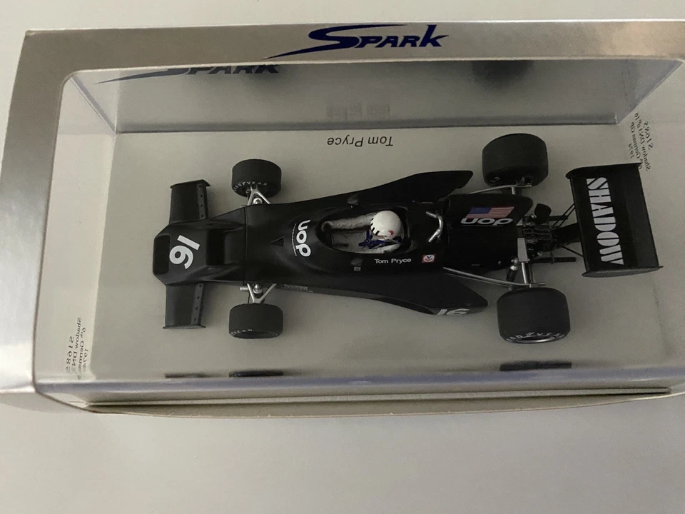 Spark 1/43 S1685 Shadow DN3 6th German GP 1974 Tom Pryce F/S Japan - Image 4 of 4