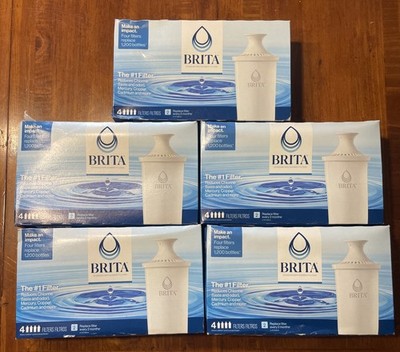 20 Total New Brita OB03 Water Filters Sealed Replacement Filters (5 Boxes) 42432