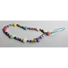 Phone Jewelry with pearls Heishi  stars Collection Summer, multicolored