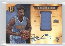 2015-16 Panini Gold Standard Rookie Jersey /199 Emmanuel Mudiay #229 Auto 04tw