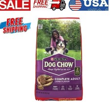 High Protein Real Lamb Flavor Dry Dog Food Clean Teeth 44 lb Bag for Adult Dog 0.85 per pound
