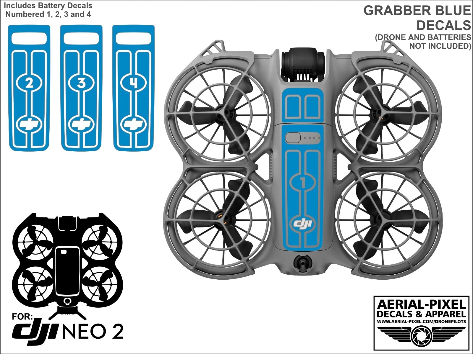 Grabber Blue Decal