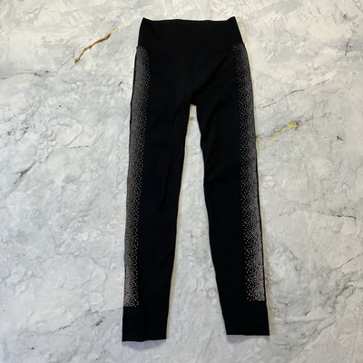 Fabletics SculptKnit Leggings Womens Size Large Black Pull On Side Design