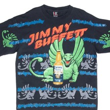 VINTAGE JIMMY BUFFETT CORONA EXTRA ALL OVER PRINT 1992 TEE SHIRT XL MADE IN USA