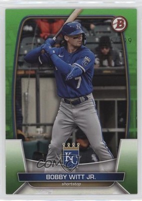 2023 Bowman Green 26/99 Bobby Witt Jr #57 0c3e