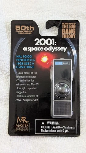 2001: A Space Odyssey HAL 9000 1/6 Scale USB Drive NEW 16GB 3.0 USB 50th Anniver